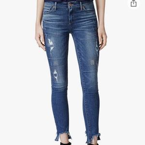 Lucky Brand Ava Skinny Stitch Detail Ankle Jeans